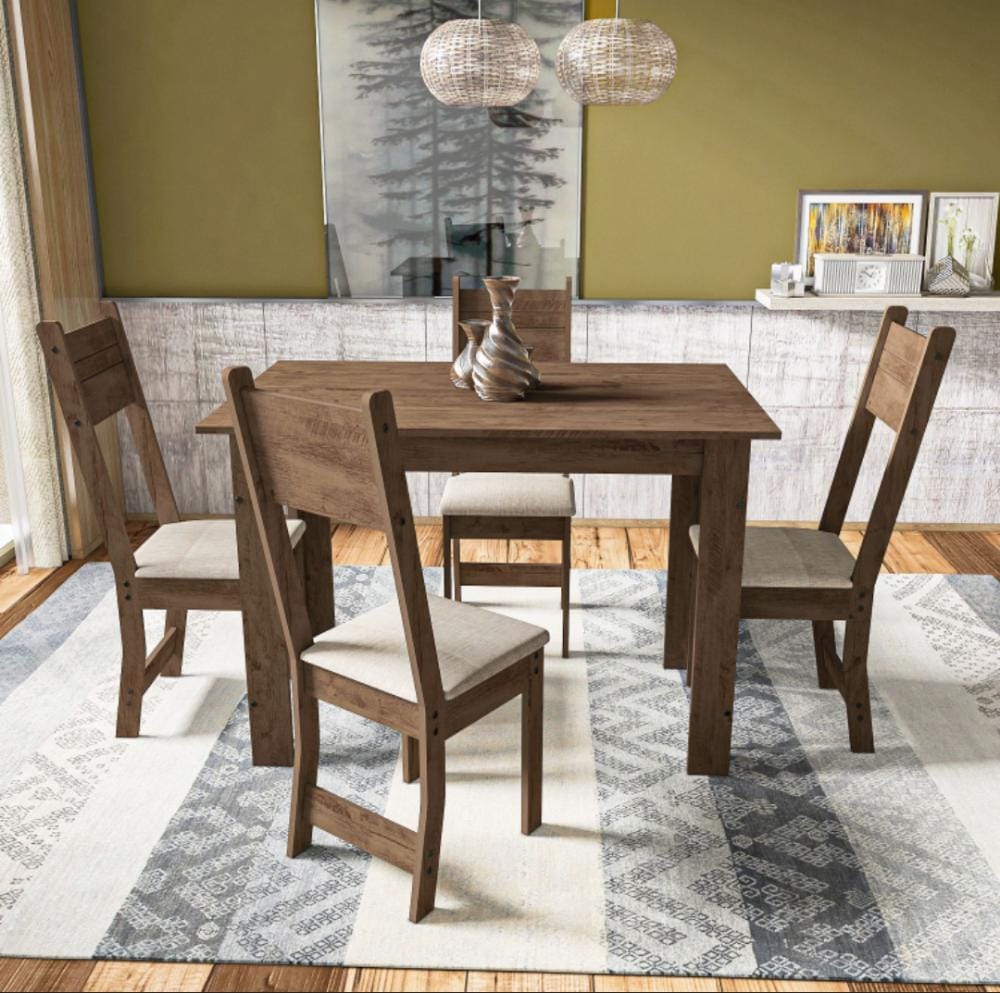 Mesa Caribe Com 4 Cadeiras