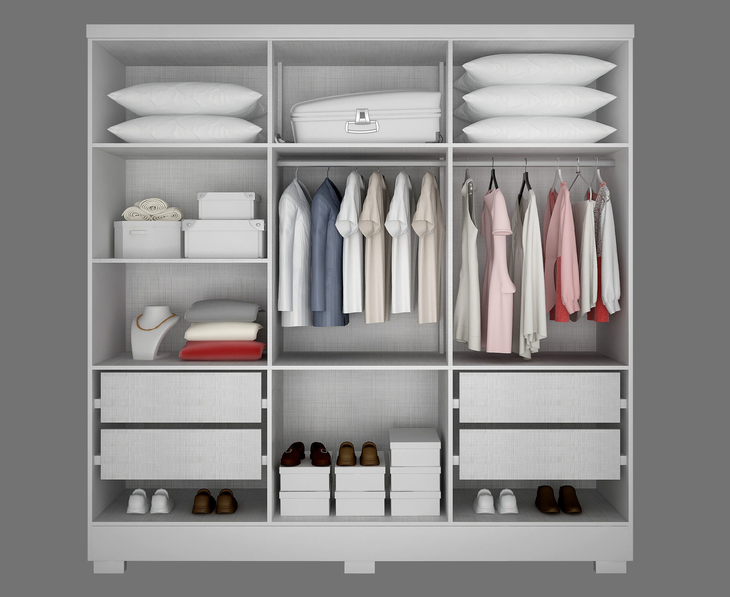 Guarda Roupa Milly 6 Portas - Imagem 7