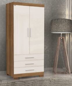 Guarda Roupa Floripa 2 Portas 3 Gavetas