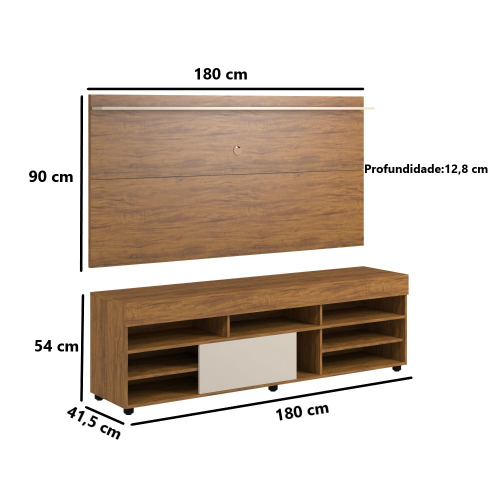 Painel Ravena/Lily e Rack Bela/Rum - Imagem 5
