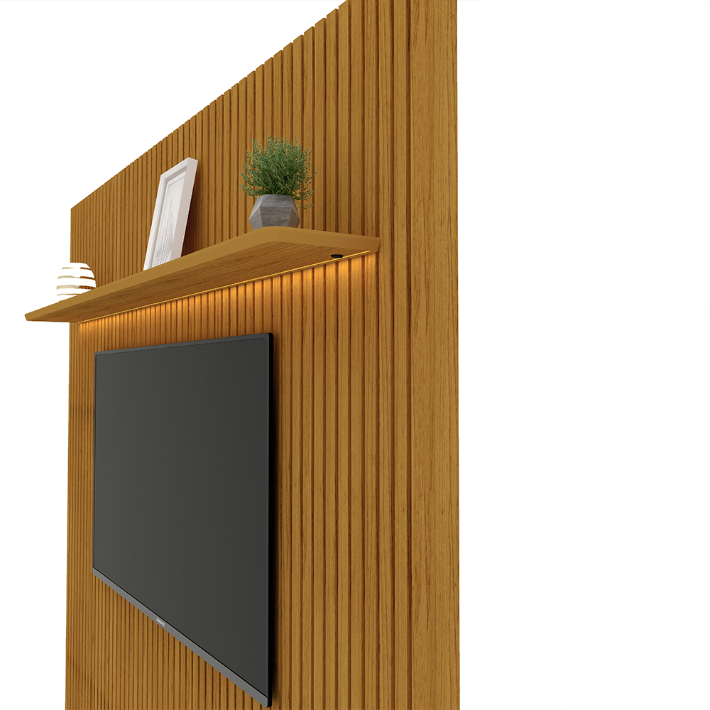 Painel Nobre Ripado 185 Com Led | Naturale - Imagem 7
