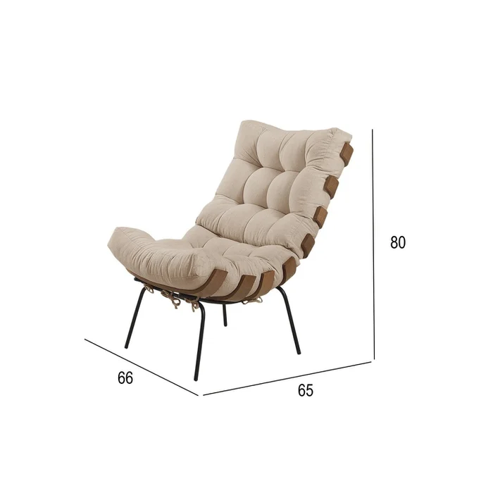 Kit Poltrona Costela + Puff Costela - Imagem 3