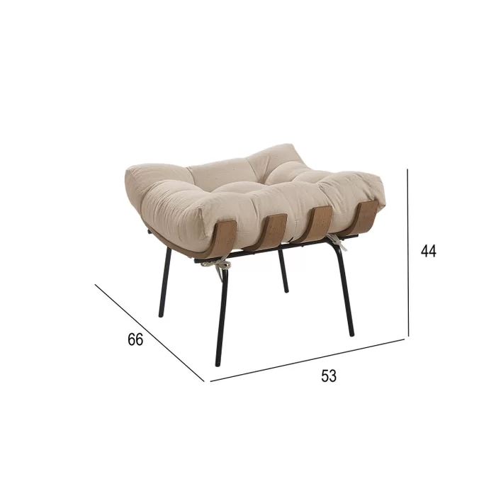 Kit Poltrona Costela + Puff Costela - Imagem 4