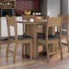 Conjunto Mesa de Jantar 4 Lugares Milano - Poliman