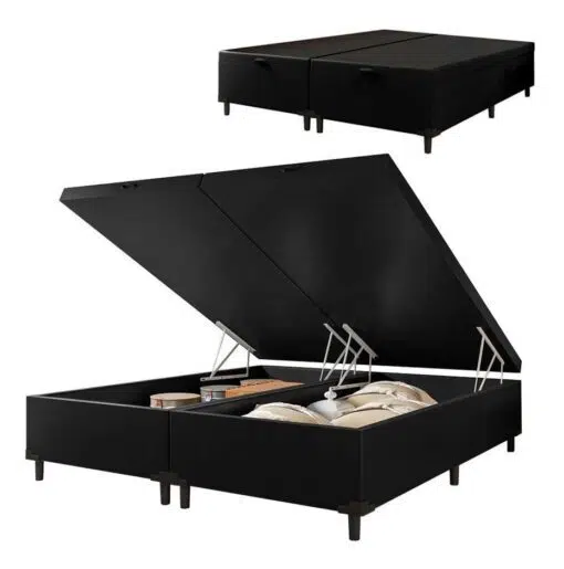 Base Box Bau Bipartido Casal ( 138 x 188)