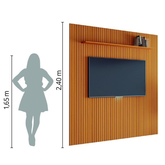 Painel Arbo Cedro 230 - EDN Móveis - Imagem 4