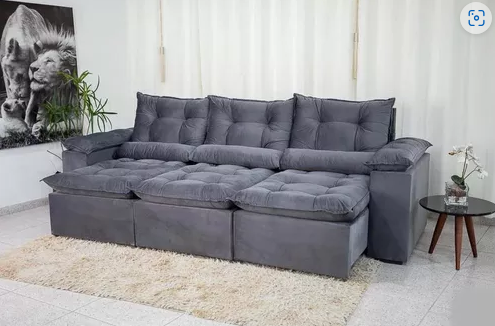 SOFA GRECIA CINZA