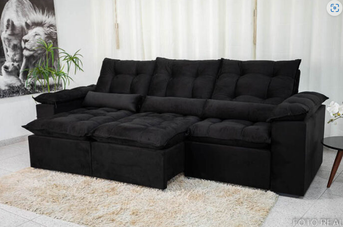SOFA GRECIA PRETO