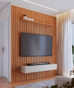 Conjunto Painel Ripado e Nicho Niaga