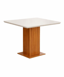 MESA MAIA - 90X90 - CINAMOMO/OFF WHITE