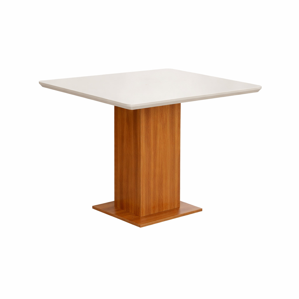 MESA MAIA - 90X90 - CINAMOMO/OFF WHITE