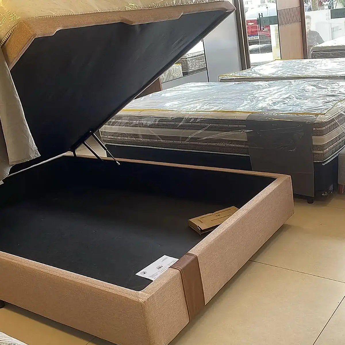 BASE BAU KWID | CASAL | LINHO BEGE | DT CARAMELO - Imagem 2